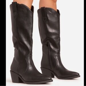 Ego UK cowboy boots (dark brown)